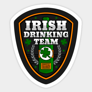 Irish Drinking Team Sticker